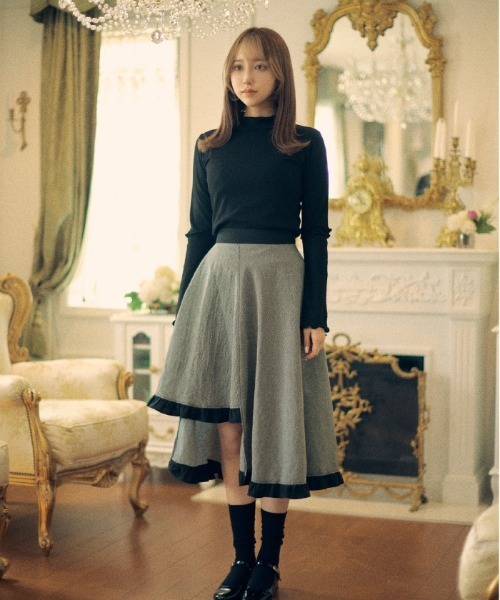 FickleBebe（フィクルベベ）の「後ろあきベルスリーブPO（Tシャツ/カットソー・レディース・ブラック/ピンク/ホワイト・1/0）」の21枚目の写真
