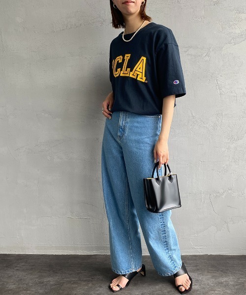 Champion（チャンピオン）の「[Champion/チャンピオン] T1011 UCLA カレッジロゴプリントTシャツ（Tシャツ/カットソー・レディース・ホワイト/ネイビー・S/M/L/XL）」の3枚目の写真