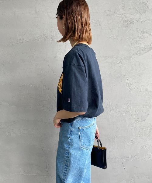 Champion（チャンピオン）の「[Champion/チャンピオン] T1011 UCLA カレッジロゴプリントTシャツ（Tシャツ/カットソー・レディース・ホワイト/ネイビー・S/M/L/XL）」の19枚目の写真