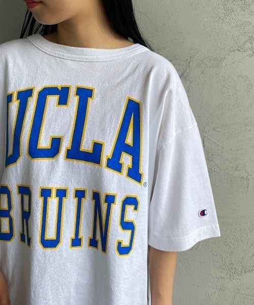 Champion（チャンピオン）の「[Champion/チャンピオン] T1011 UCLA カレッジロゴプリントTシャツ（Tシャツ/カットソー・レディース・ホワイト/ネイビー・S/M/L/XL）」の11枚目の写真