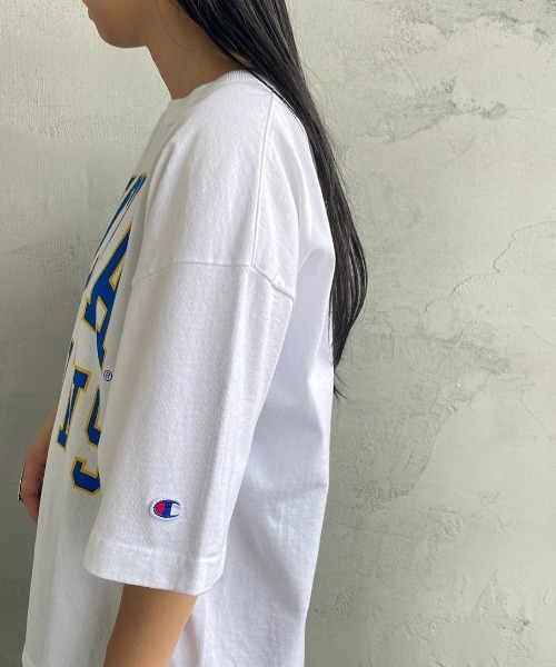 Champion（チャンピオン）の「[Champion/チャンピオン] T1011 UCLA カレッジロゴプリントTシャツ（Tシャツ/カットソー・レディース・ホワイト/ネイビー・S/M/L/XL）」の12枚目の写真