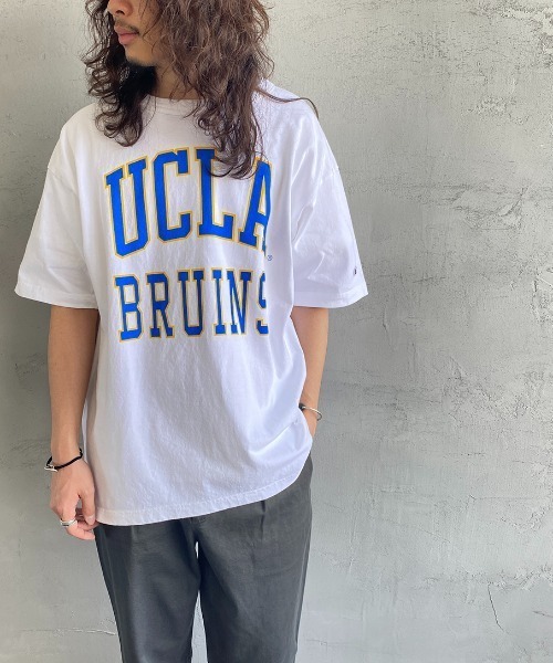 Champion（チャンピオン）の「[Champion/チャンピオン] T1011 UCLA カレッジロゴプリントTシャツ（Tシャツ/カットソー・レディース・ホワイト/ネイビー・S/M/L/XL）」の13枚目の写真