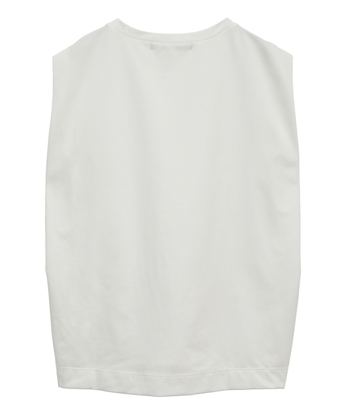 martinique（マルティニーク）の「martinique/タックノースリTee（Tシャツ/カットソー・レディース・ブラック/ブルー/ホワイト/カーキ・FREE）」の5枚目の写真