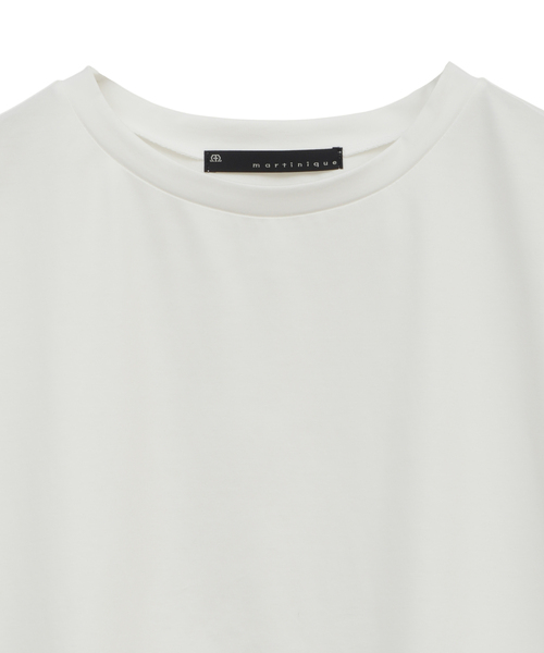 martinique（マルティニーク）の「martinique/タックノースリTee（Tシャツ/カットソー・レディース・ブラック/ブルー/ホワイト/カーキ・FREE）」の6枚目の写真