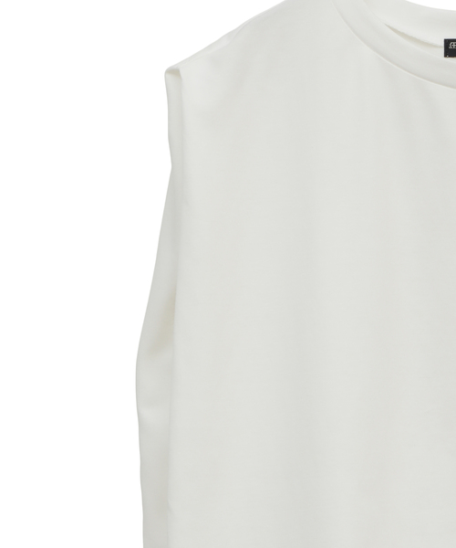 martinique（マルティニーク）の「martinique/タックノースリTee（Tシャツ/カットソー・レディース・ブラック/ブルー/ホワイト/カーキ・FREE）」の7枚目の写真