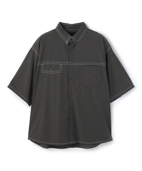 DANKE SCHON(ダンケシェーン)の「DankeSchon/ダンケシェーン/0ステッチ撥水SN s/s Shirts(シャツ/ブラウス・メンズ・ブラック/グレー・MEDIUM/LARGE)」の14枚目の写真