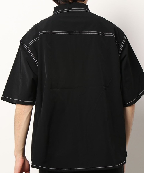 DANKE SCHON(ダンケシェーン)の「DankeSchon/ダンケシェーン/0ステッチ撥水SN s/s Shirts(シャツ/ブラウス・メンズ・ブラック/グレー・MEDIUM/LARGE)」の3枚目の写真