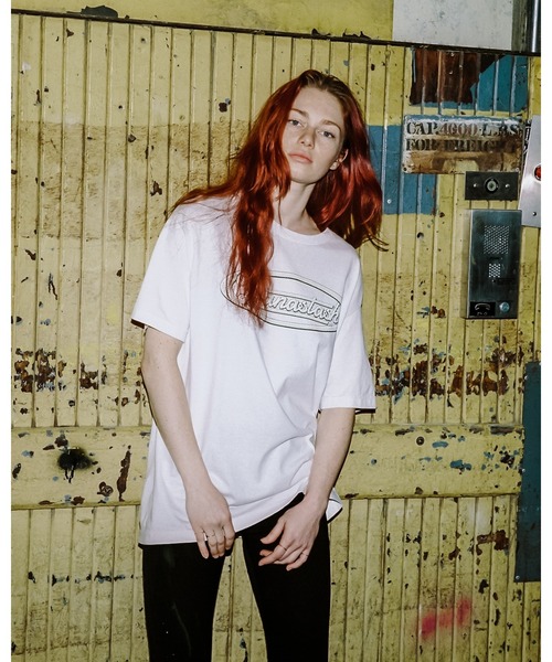 MANASTASH（マナスタッシュ）の「【直営店限定】MANASTASH N.A.U/マナスタッシュエヌエーユー　DOT LOGO TEE ドットロゴティー（Tシャツ/カットソー・メンズ・ホワイト/ブラック・MEDIUM/LARGE/X-LARGE）」の5枚目の写真