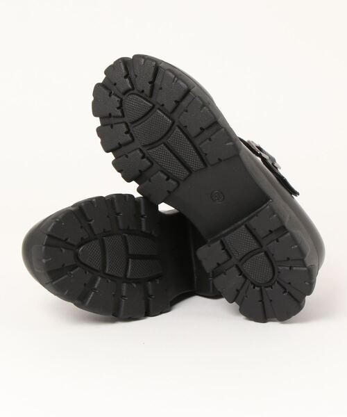 Shoes in Closet（シューズインクローゼット）の「厚底 凹凸デザインソール メリージェーン / ストラップ シューズ 832（パンプス・レディース・ブラック/ブラック系その他・LL/S/M/L）」の6枚目の写真