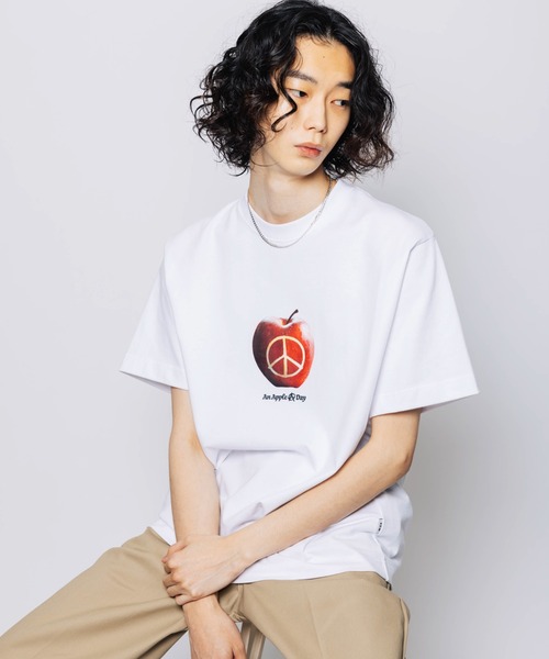FTW(エフティダブリュー)の「APPLE S/S TEE(Tシャツ/カットソー・メンズ・ホワイト/ブラック・MEDIUM/LARGE)」の5枚目の写真