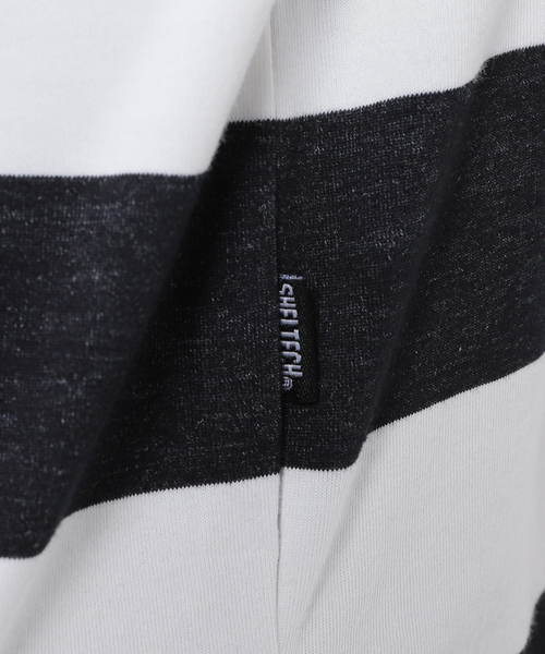 JOURNAL STANDARD(ジャーナルスタンダード)の「【SHELTECH/シェルテック×JOURNAL STANDARD】別注 ビック ボーダー Tシャツ(Tシャツ/カットソー・メンズ・ブラック/ブルー系その他・X-LARGE/LARGE/MEDIUM)」の14枚目の写真