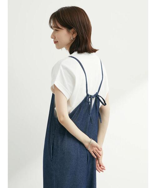 Sugar spoon（シュガースプーン）の「・SUGAR SPOON デニムサロペットパンツ（サロペット/オーバーオール・レディース・ダークインディゴブルー/ライトインディゴブルー・FREE）」の22枚目の写真