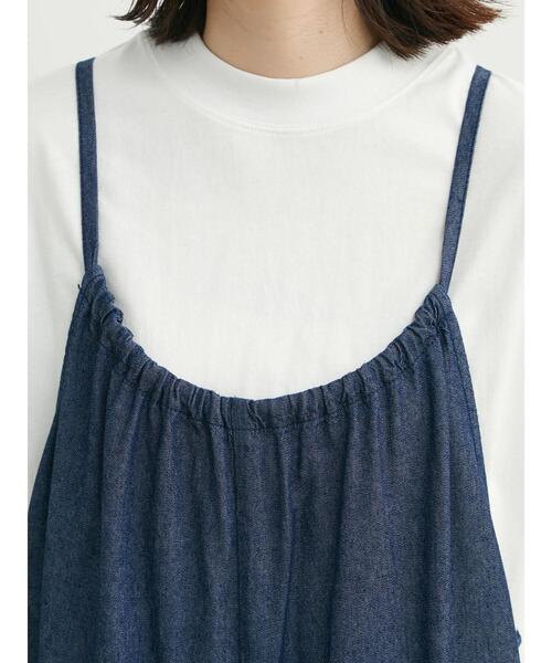 Sugar spoon（シュガースプーン）の「・SUGAR SPOON デニムサロペットパンツ（サロペット/オーバーオール・レディース・ダークインディゴブルー/ライトインディゴブルー・FREE）」の20枚目の写真