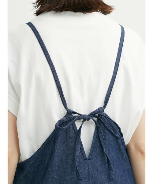 Sugar spoon（シュガースプーン）の「・SUGAR SPOON デニムサロペットパンツ（サロペット/オーバーオール・レディース・ダークインディゴブルー/ライトインディゴブルー・FREE）」の19枚目の写真