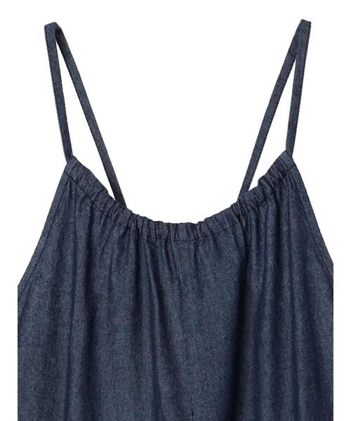 Sugar spoon（シュガースプーン）の「・SUGAR SPOON デニムサロペットパンツ（サロペット/オーバーオール・レディース・ダークインディゴブルー/ライトインディゴブルー・FREE）」の11枚目の写真