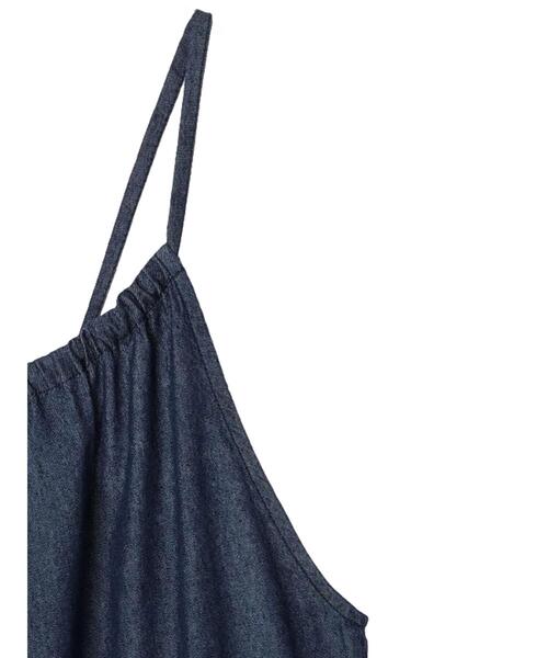 Sugar spoon（シュガースプーン）の「・SUGAR SPOON デニムサロペットパンツ（サロペット/オーバーオール・レディース・ダークインディゴブルー/ライトインディゴブルー・FREE）」の10枚目の写真