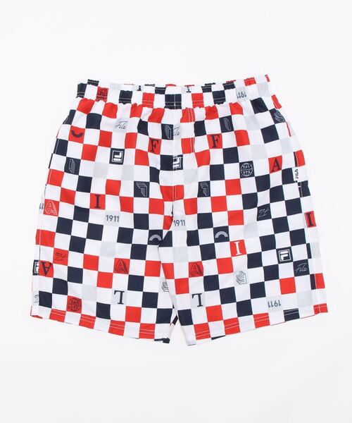 FILA(フィラ)の「【FILA:フィラ】ポケット付きワイドハーフパンツ(その他パンツ・メンズ・レッド/カーキ/ブルー・MEDIUM/LARGE/X-LARGE)」の2枚目の写真