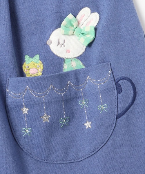 KP（ケーピー）の「リバーシブルジャンパースカート(100～130cm)（ジャンパースカート・キッズ・グリーン/ピンク・110cm/130cm/120cm/100cm）」の4枚目の写真