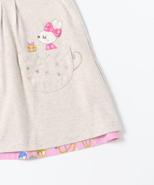 KP（ケーピー）の「リバーシブルジャンパースカート(100～130cm)（ジャンパースカート・キッズ・グリーン/ピンク・110cm/130cm/120cm/100cm）」の12枚目の写真