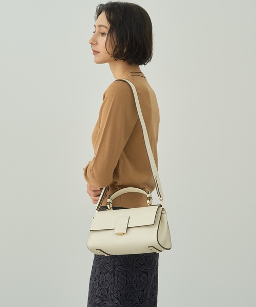 ANAYI（アナイ）の「ハンド バッグ（トートバッグ・レディース・チャコールグレー/オフホワイト/ピンクベージュ・FREE）」の12枚目の写真