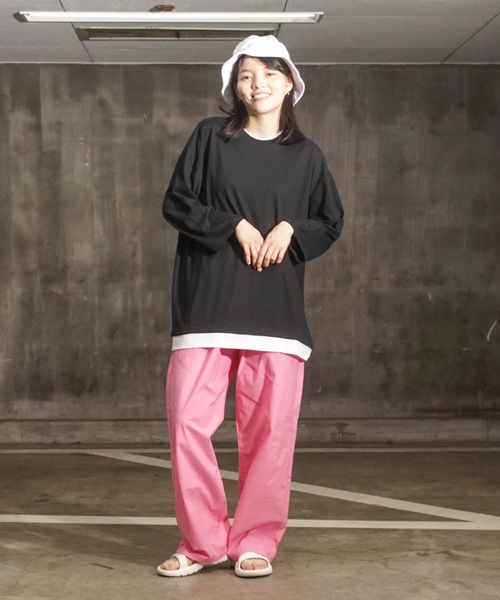 Blue Standard （ブルースタンダード）の「【BLUE STANDARD/ブルースタンダード】ZEROSTZEROSTAIN ゼロステイン 汗染みの目立ちにくいTシャツ　UVカット　撥水性　汚れが付きにくい　フェイクレイヤード7分袖Tシャツ（Tシャツ/カットソー・メンズ・ホワイト/ブラック/ベージュ/オリーブ/ブルー・MEDIUM/LARGE/X-LARGE）」の12枚目の写真