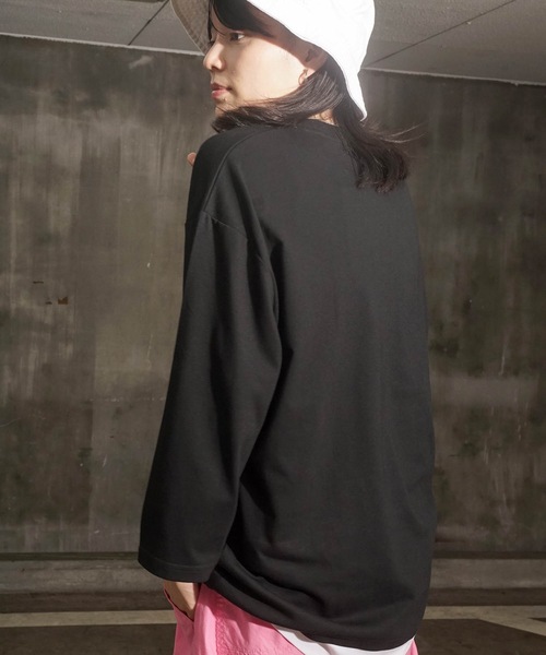 Blue Standard （ブルースタンダード）の「【BLUE STANDARD/ブルースタンダード】ZEROSTZEROSTAIN ゼロステイン 汗染みの目立ちにくいTシャツ　UVカット　撥水性　汚れが付きにくい　フェイクレイヤード7分袖Tシャツ（Tシャツ/カットソー・メンズ・ホワイト/ブラック/ベージュ/オリーブ/ブルー・MEDIUM/LARGE/X-LARGE）」の14枚目の写真