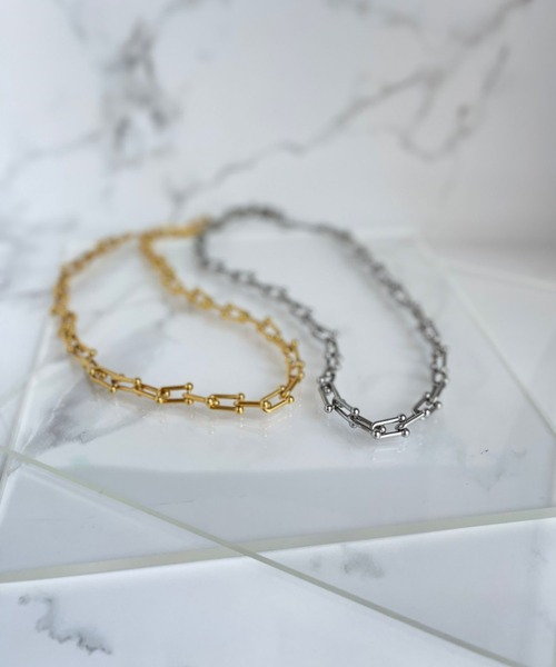 BROTHERHOOD（ブラザーフッド）の「【earyear】デザインチェーンネックレス（ネックレス・レディース・シルバー/ゴールド・FREE）」の6枚目の写真