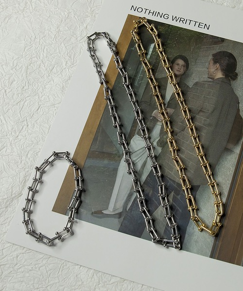 BROTHERHOOD（ブラザーフッド）の「【earyear】デザインチェーンネックレス（ネックレス・レディース・シルバー/ゴールド・FREE）」の5枚目の写真