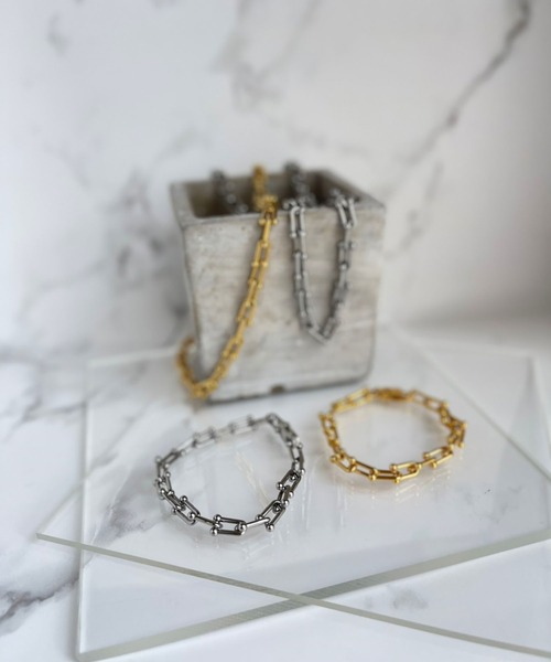 BROTHERHOOD（ブラザーフッド）の「【earyear】デザインチェーンネックレス（ネックレス・レディース・シルバー/ゴールド・FREE）」の4枚目の写真