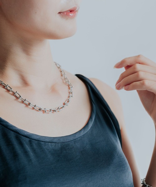 BROTHERHOOD（ブラザーフッド）の「【earyear】デザインチェーンネックレス（ネックレス・レディース・シルバー/ゴールド・FREE）」の9枚目の写真