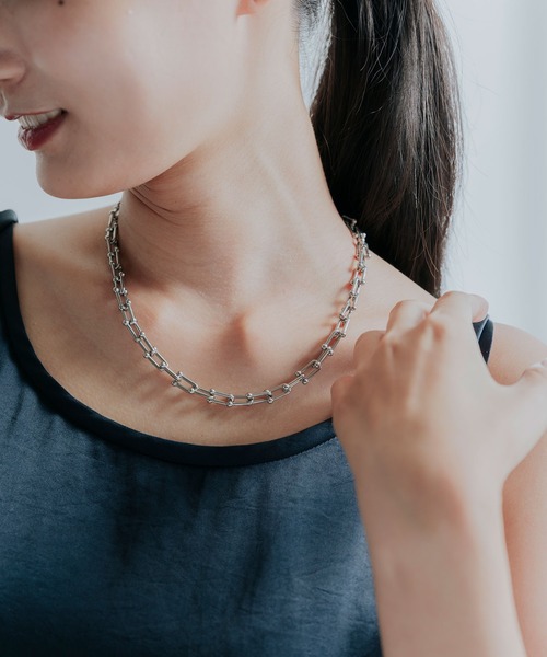 BROTHERHOOD（ブラザーフッド）の「【earyear】デザインチェーンネックレス（ネックレス・レディース・シルバー/ゴールド・FREE）」の10枚目の写真