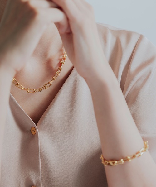 BROTHERHOOD（ブラザーフッド）の「【earyear】デザインチェーンネックレス（ネックレス・レディース・シルバー/ゴールド・FREE）」の18枚目の写真