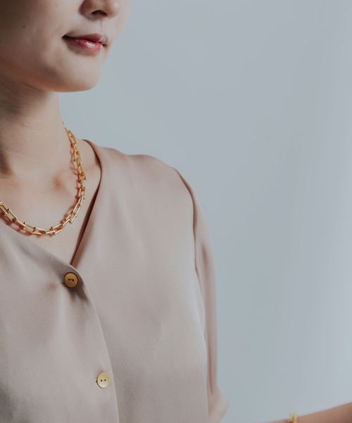 BROTHERHOOD（ブラザーフッド）の「【earyear】デザインチェーンネックレス（ネックレス・レディース・シルバー/ゴールド・FREE）」の19枚目の写真