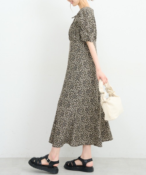 ★★Merlette 'MAILOU' 花柄パフスリーブワンピ 送料・関税込み 22SS新作】Merlette マーレット PARADISE コットンパフスリーブ