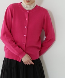 N.（N. Natural Beauty Basic） | ◆ウールベーシック総針クルーカーディガン(カーディガン/ボレロ)