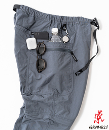 417 EDIFICE | ”2WAY”【GRAMICCI / グラミチ】別注マルチポケット コンバーチブルパンツ(カーゴパンツ)