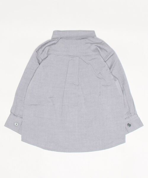 BeBe（ベベ）の「BeBe/コットン オックス ロゴ 刺繍 シャツ  (90~150cm)（シャツ/ブラウス・キッズ・ホワイト/グレー・140/110/130/150/120/100/90）」の21枚目の写真
