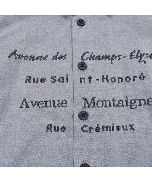 BeBe（ベベ）の「BeBe/コットン オックス ロゴ 刺繍 シャツ  (90~150cm)（シャツ/ブラウス・キッズ・ホワイト/グレー・140/110/130/150/120/100/90）」の10枚目の写真