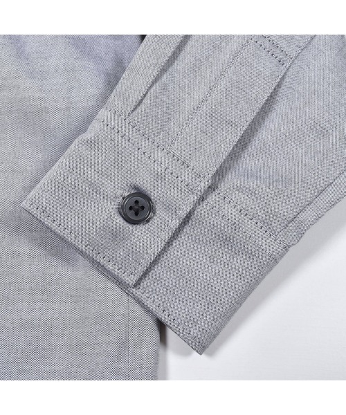 BeBe（ベベ）の「BeBe/コットン オックス ロゴ 刺繍 シャツ  (90~150cm)（シャツ/ブラウス・キッズ・ホワイト/グレー・140/110/130/150/120/100/90）」の12枚目の写真