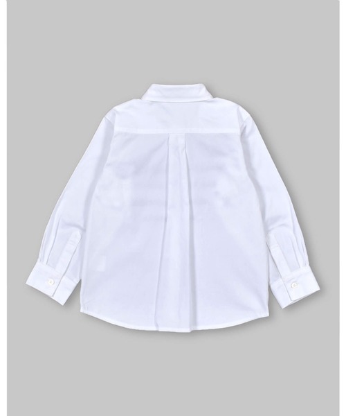 BeBe（ベベ）の「BeBe/コットン オックス ロゴ 刺繍 シャツ  (90~150cm)（シャツ/ブラウス・キッズ・ホワイト/グレー・140/110/130/150/120/100/90）」の15枚目の写真