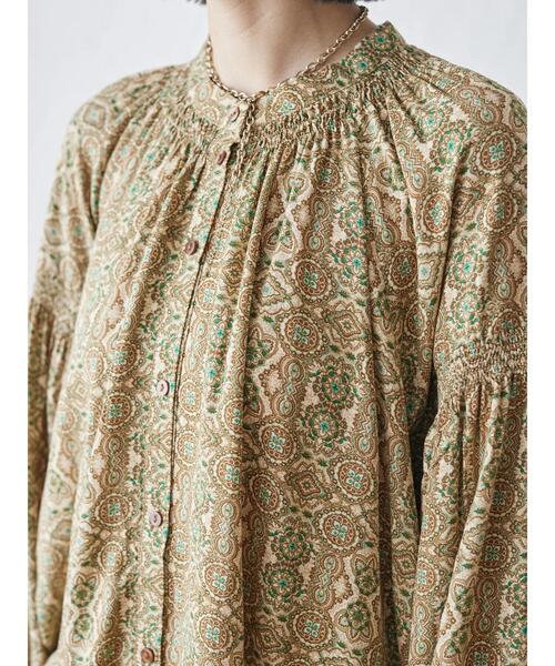 AMERICAN HOLIC(アメリカンホリック)の「さらっと袖ボリュームギャザーブラウス(シャツ/ブラウス・レディース・イエロー/ベージュ/ネイビー・L/M)」の22枚目の写真