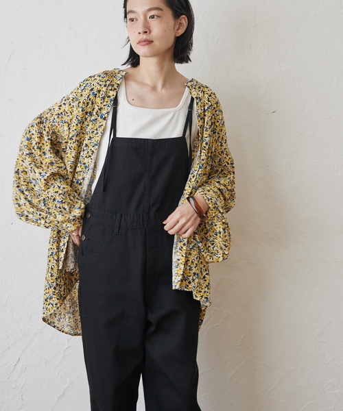 AMERICAN HOLIC(アメリカンホリック)の「さらっと袖ボリュームギャザーブラウス(シャツ/ブラウス・レディース・イエロー/ベージュ/ネイビー・L/M)」の3枚目の写真