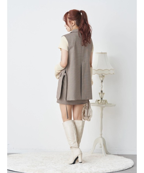 earth music&ecology(アースミュージックアンドエコロジー)の「スカパン(その他パンツ・レディース・ブラック/チェック・S/M)」の20枚目の写真