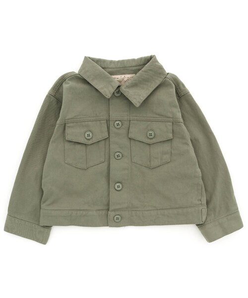 Seraph（セラフ）の「ベーシックトラッカージャケット（デニムジャケット・キッズ・ネイビー/カーキ/ブルー・110/120/130/140/100/90/80/95）」の8枚目の写真