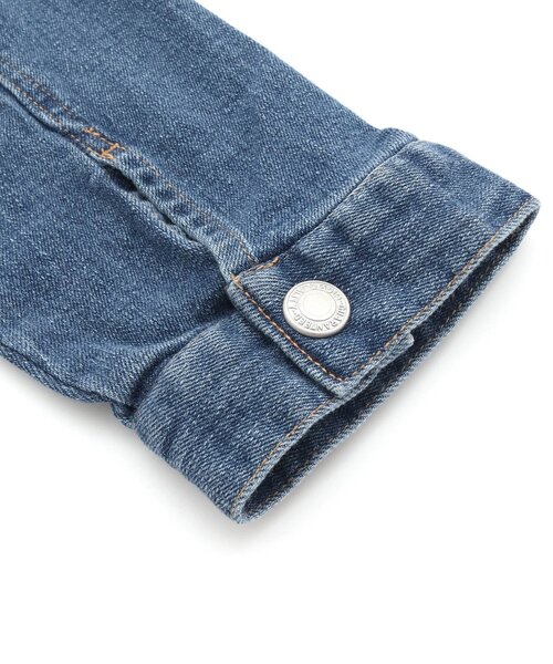 Seraph（セラフ）の「ベーシックトラッカージャケット（デニムジャケット・キッズ・ネイビー/カーキ/ブルー・110/120/130/140/100/90/80/95）」の14枚目の写真