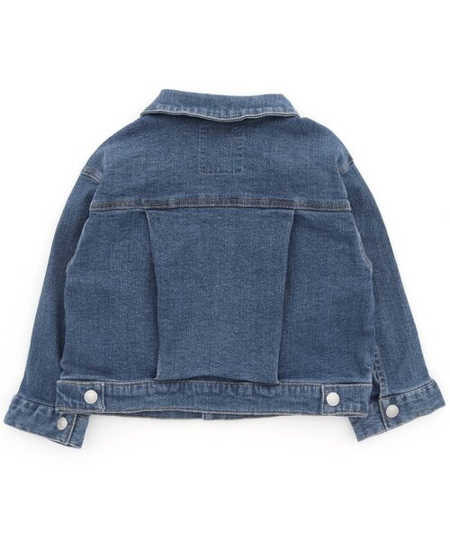 Seraph（セラフ）の「ベーシックトラッカージャケット（デニムジャケット・キッズ・ネイビー/カーキ/ブルー・110/120/130/140/100/90/80/95）」の13枚目の写真