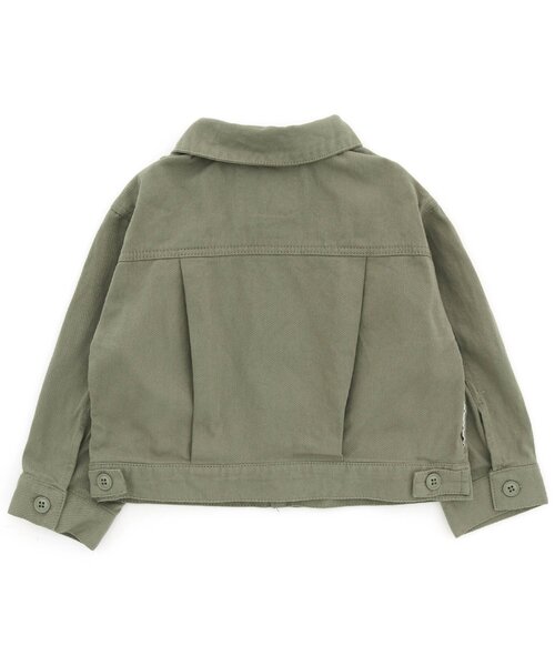 Seraph（セラフ）の「ベーシックトラッカージャケット（デニムジャケット・キッズ・ネイビー/カーキ/ブルー・110/120/130/140/100/90/80/95）」の9枚目の写真