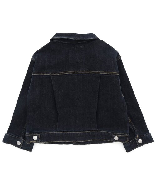Seraph（セラフ）の「ベーシックトラッカージャケット（デニムジャケット・キッズ・ネイビー/カーキ/ブルー・110/120/130/140/100/90/80/95）」の10枚目の写真