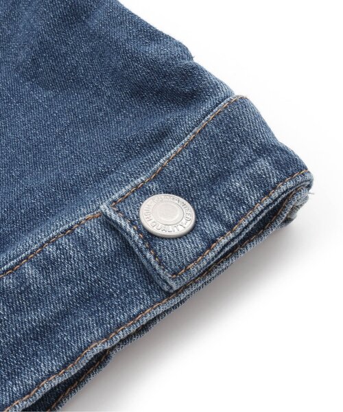 Seraph（セラフ）の「ベーシックトラッカージャケット（デニムジャケット・キッズ・ネイビー/カーキ/ブルー・110/120/130/140/100/90/80/95）」の19枚目の写真