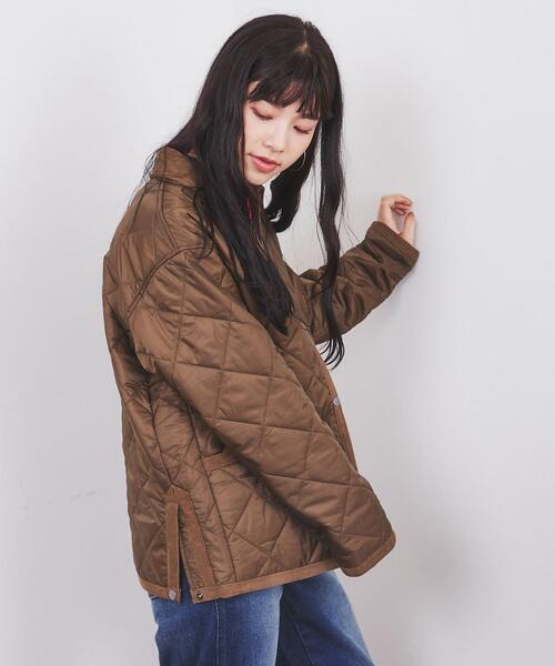 coen（コーエン）の「Bollington（ボリントン）キルティングジャケット（カバーオール・レディース・ブラック/モカ・M/L）」の10枚目の写真